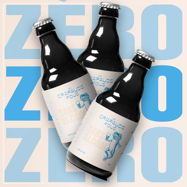 Bière blanche Les Crapauds Fous 0,5%