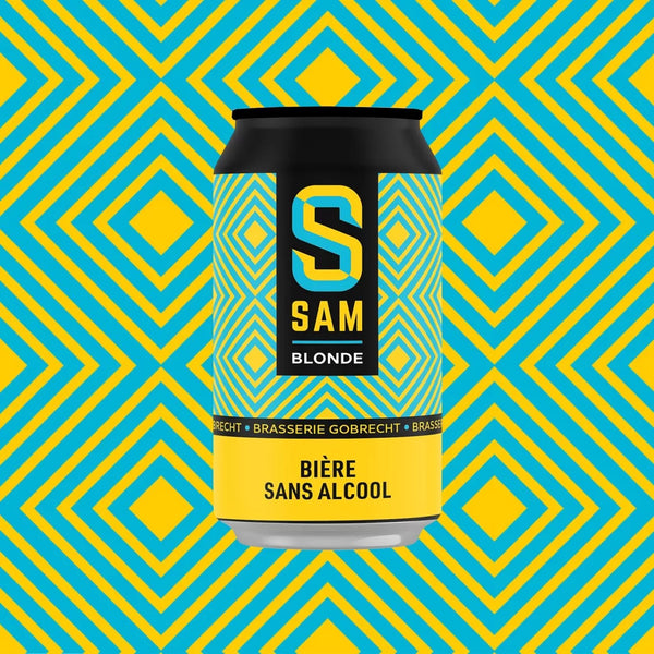 Bière SAM blonde sans alcool 0,5% - cannette 33 cl