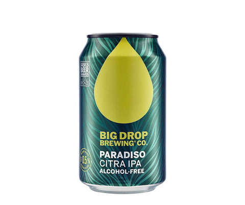 Bière Big Drop Paradiso Citra IPA 0,5% sans alcool 🥂 Sanzalc, la cave sans alcool et sans complexe