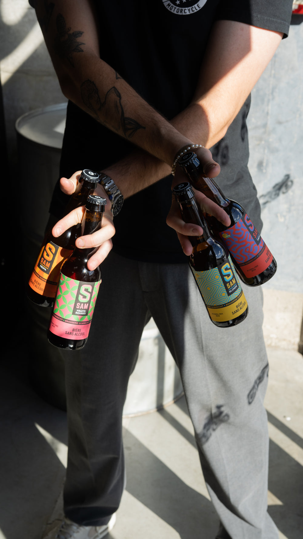 Bière SAM fruits rouges sans alcool 0,5% - bouteille 33 cl