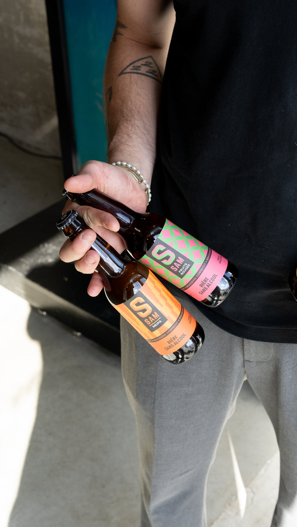 Bière SAM fruits rouges sans alcool 0,5% - bouteille 33 cl