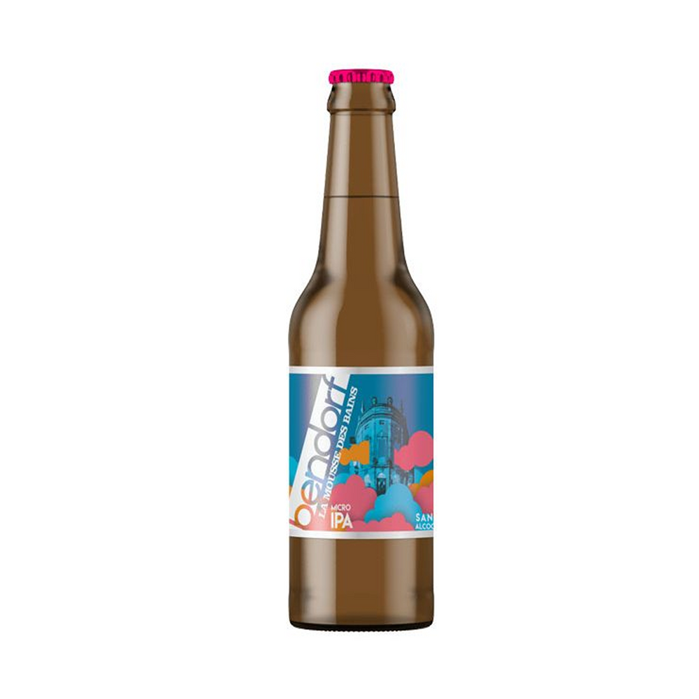 Bière Bendorf La Mousse des Bains Micro IPA sans alcool 0,4%