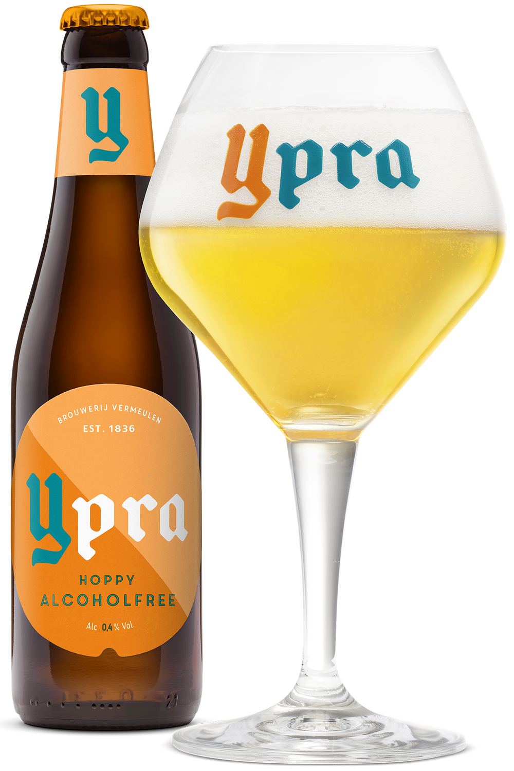 Bière Ypra Hoppy sans alcool 0,4%