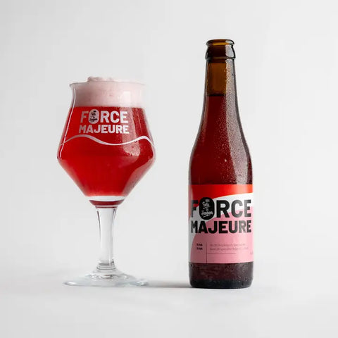 Bière Kriek Force Majeure 0,4% sans alcool