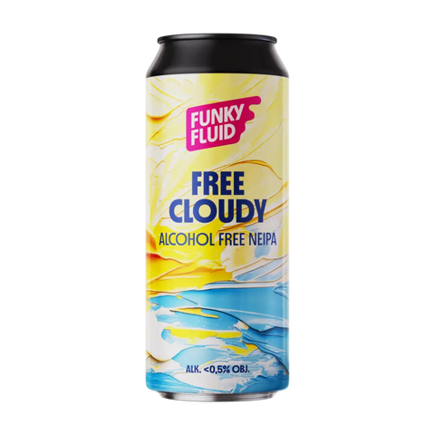 Bière Funky Fluid Free Cloudy sans alcool 0,5%