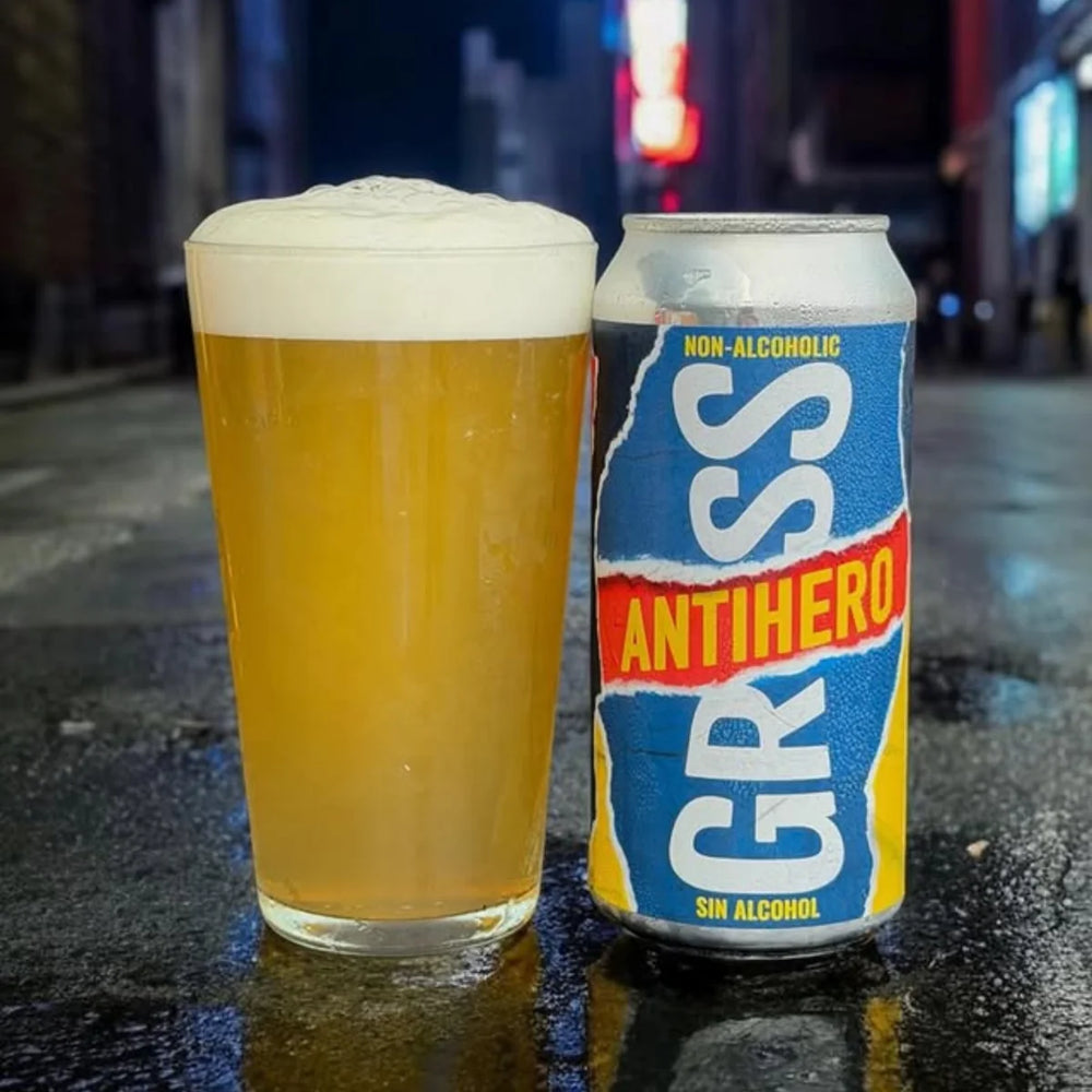 Bière Gross Antihero Neipa sans alcool 0,3%